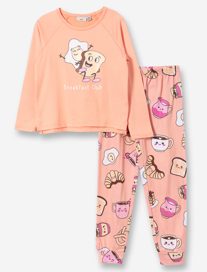 Pyjama 2 pièces imprimé - petite fille