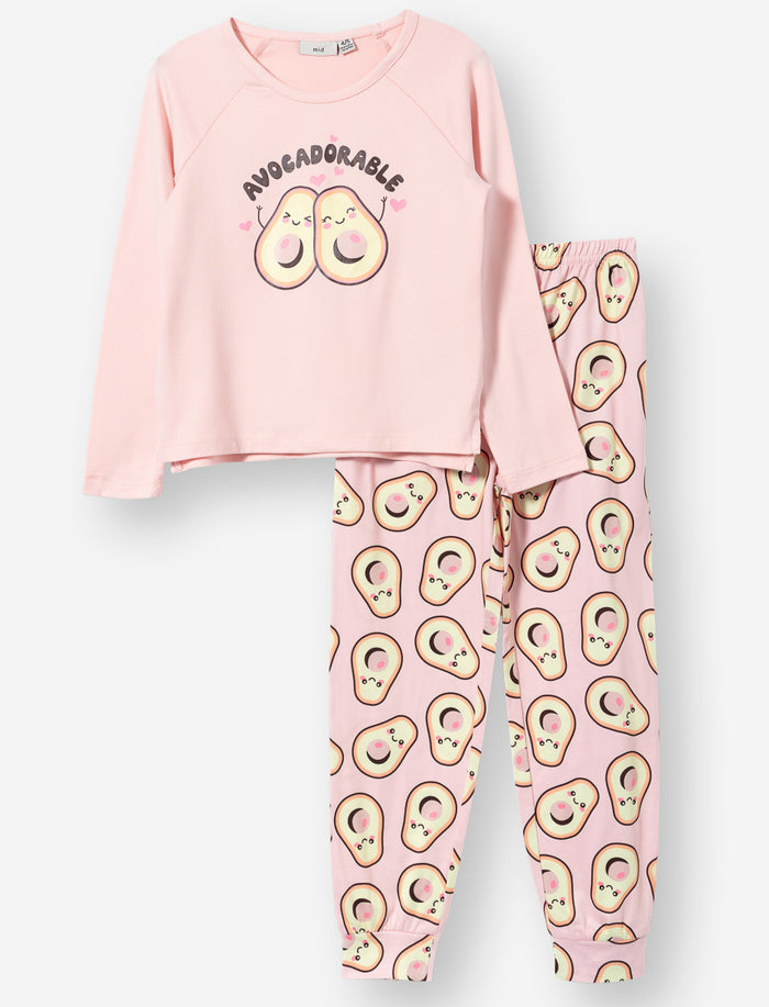 Pyjama 2 pièces imprimé - petite fille