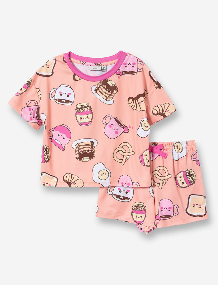 Pyjama 2 pièces imprimé - petite fille