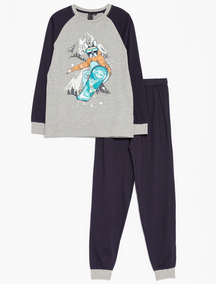 Pyjama 2 pièces imprimé