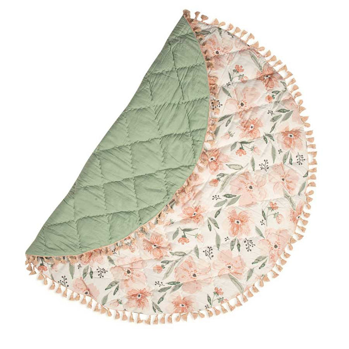 Crane Baby Quilted Baby Playmat - Parker Floral | Koop.co.nz