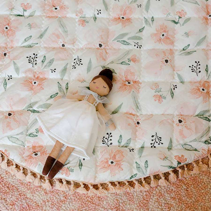 Crane Baby Quilted Baby Playmat - Parker Floral | Koop.co.nz