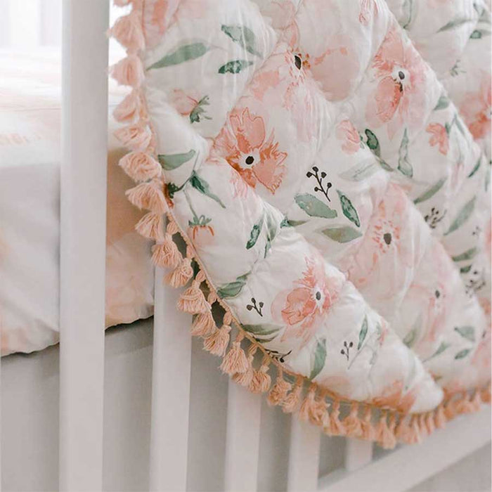 Crane Baby Quilted Baby Playmat - Parker Floral | Koop.co.nz