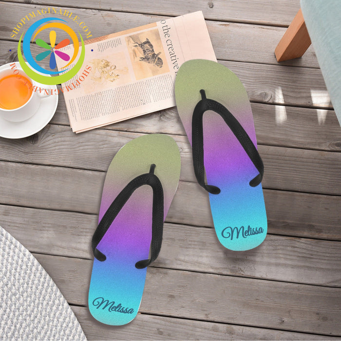 Rainbow Pride Womens Flip Flops