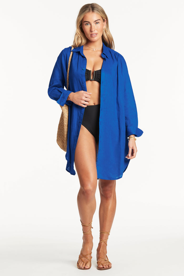 Resort Linen Cover Up - Resort Linen - Sea Level Australia