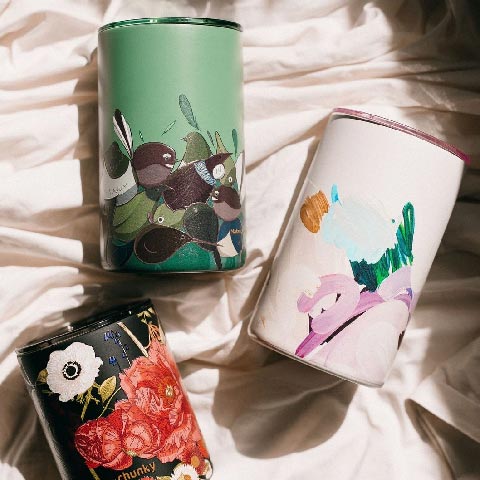 Chunky Reusable Stainless Coffee Cup - Bloom | Koop.co.nz