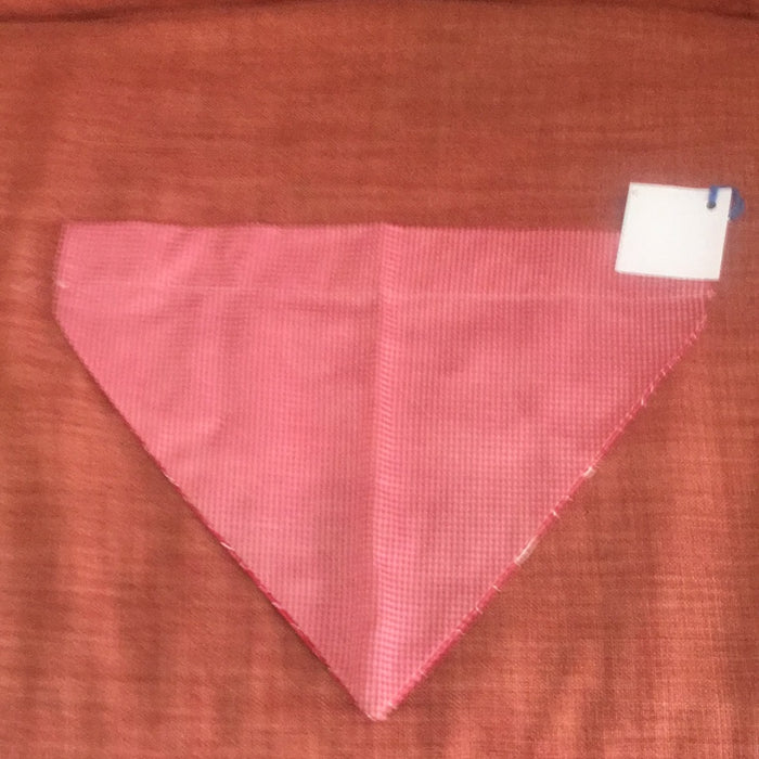 Reversible Dog Bandana-Frenchie/Gingham - L