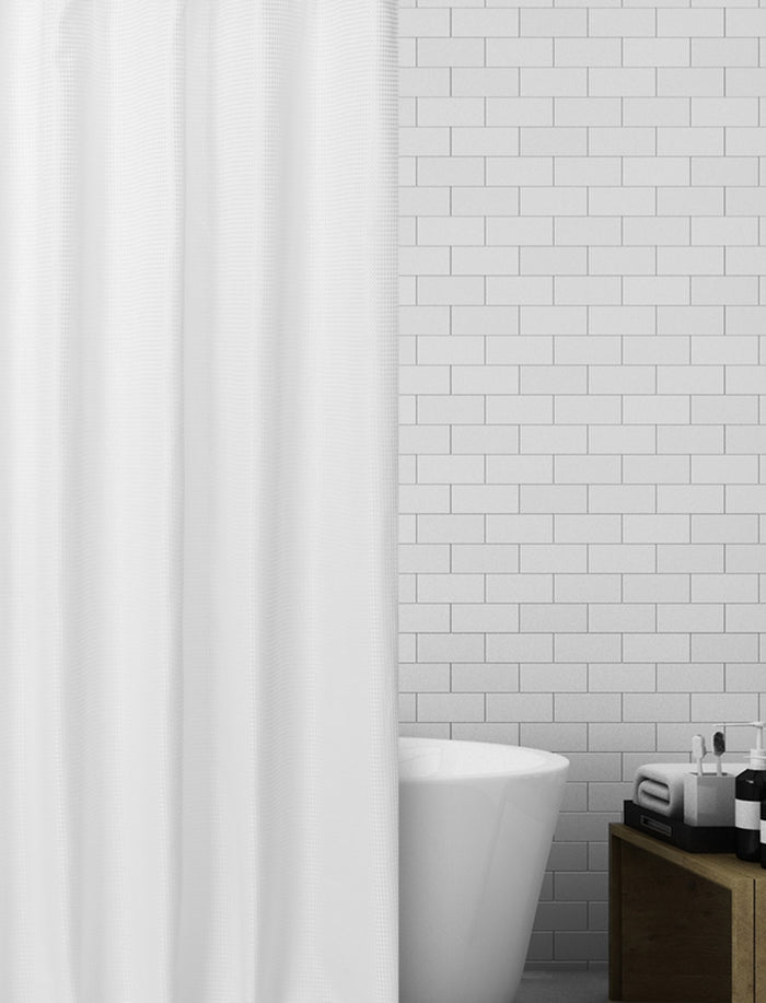 Rideau de douche en tissu
