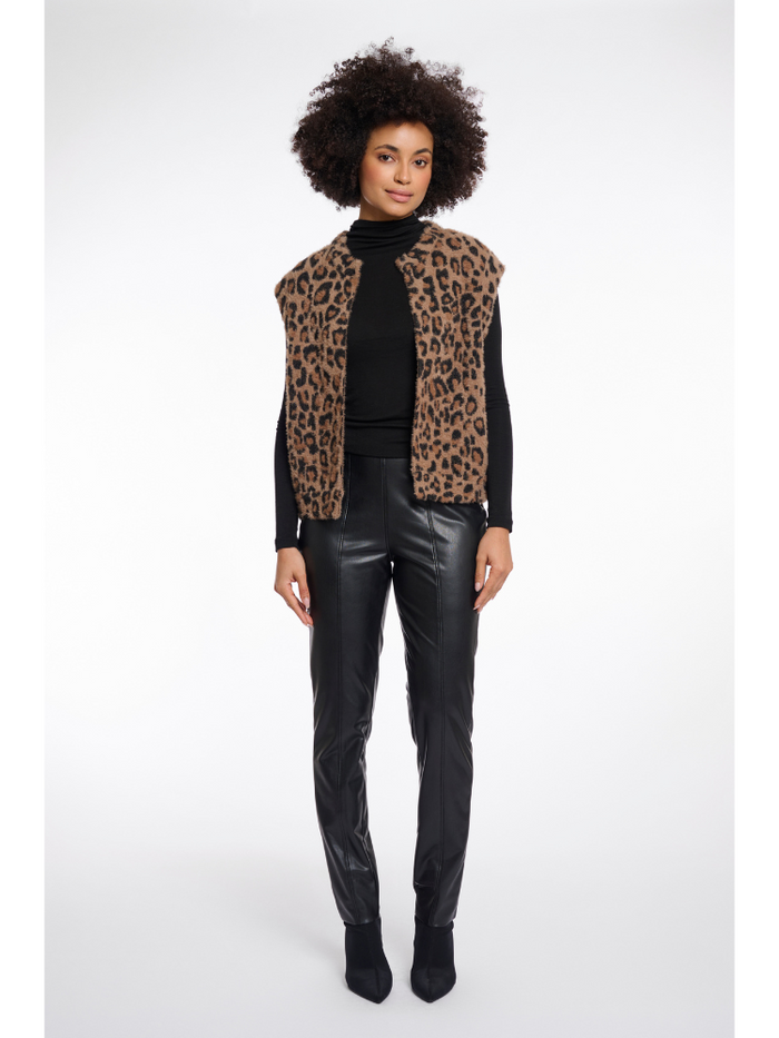 Rino & Pelle Elona Waistcoat Leopard