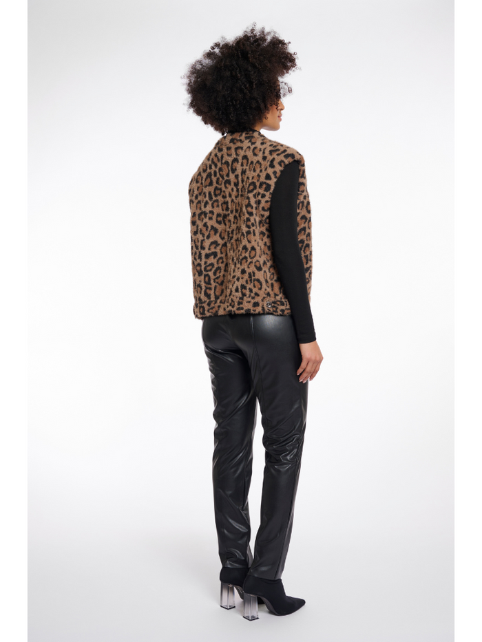 Rino & Pelle Elona Waistcoat Leopard