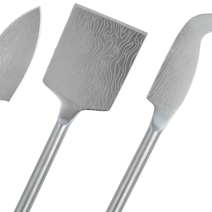Davis & Waddell Ripple Cheese Knife Set (3pc) | Koop.co.nz