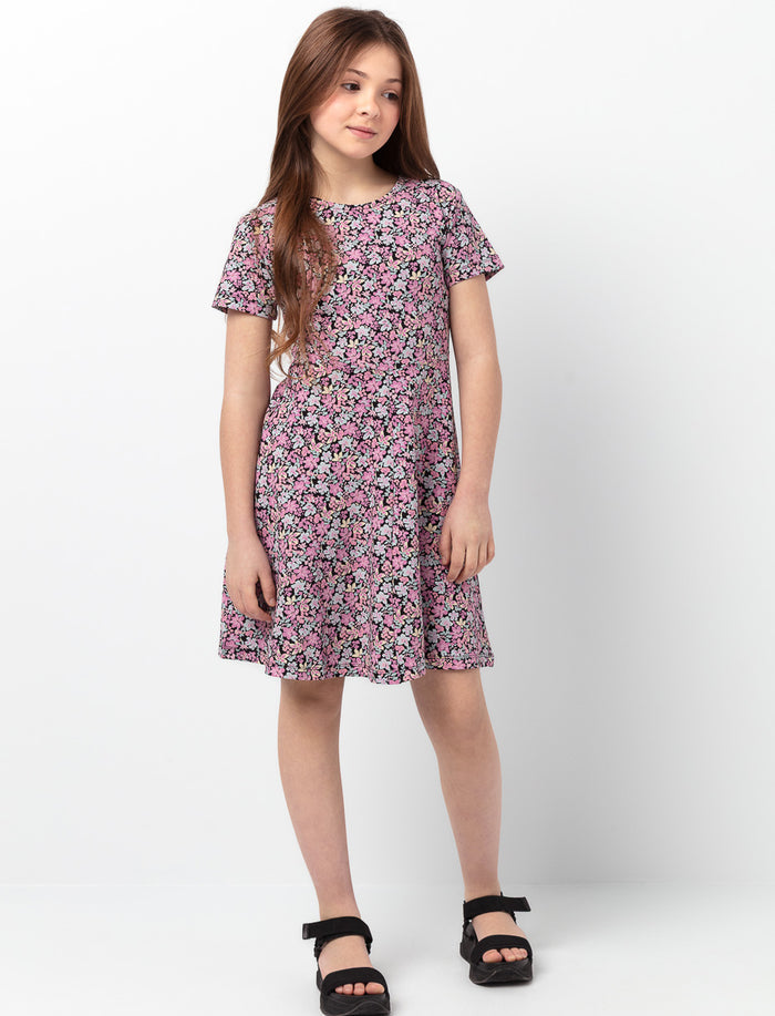 Robe à manches courtes - ado fille
