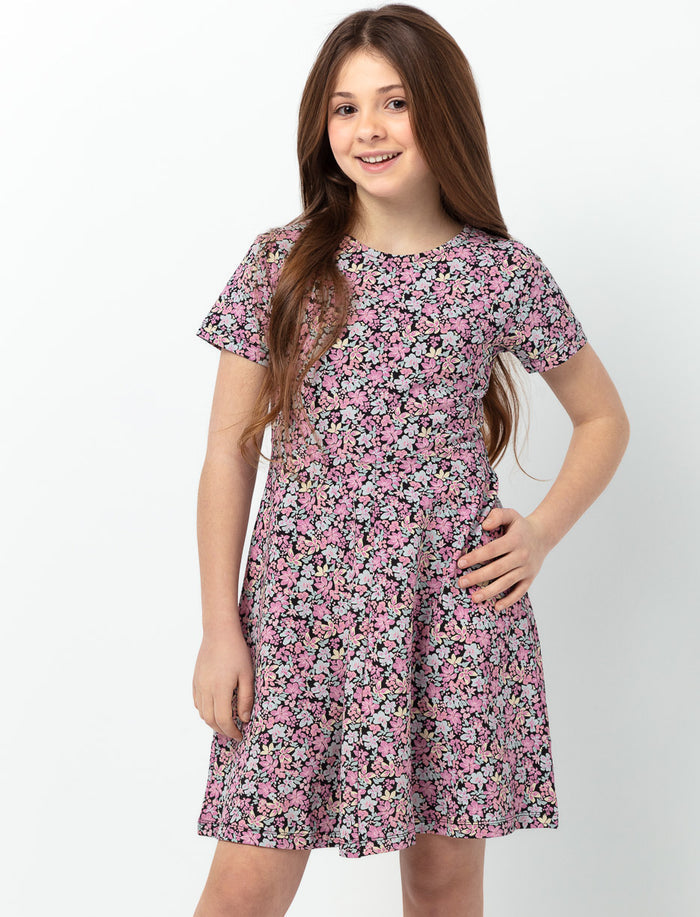 Robe à manches courtes - ado fille