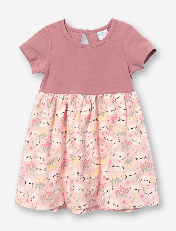 Robe à manches courtes - bébé fille