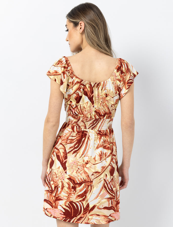 Robe à manches courtes