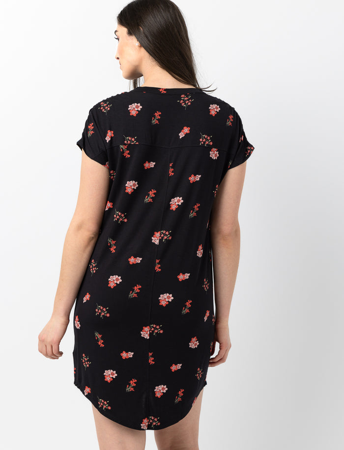 Robe à manches dolman