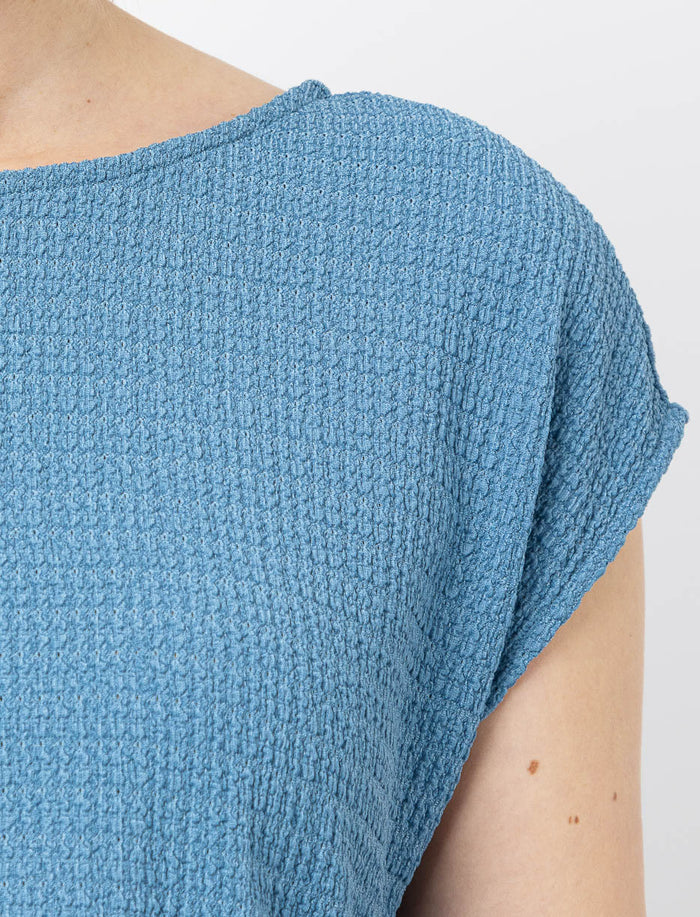 Robe ajustée en tissu texturé