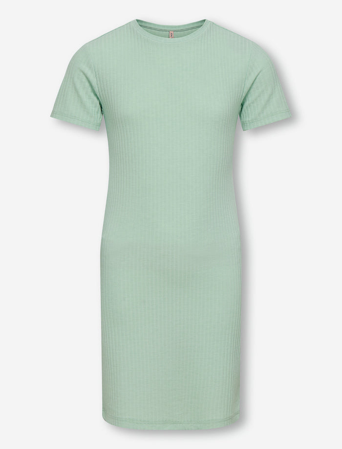Robe courte côtelée