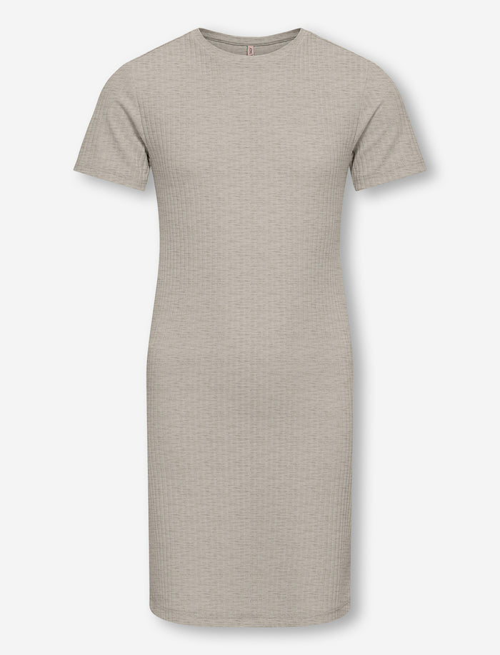 Robe courte côtelée