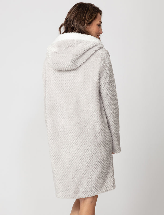 Robe de chambre zippée