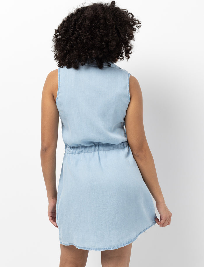 Robe en chambray