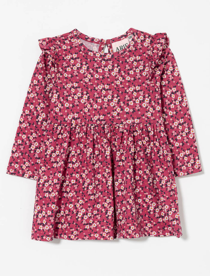 Robe imprimée à volants - bébé fille