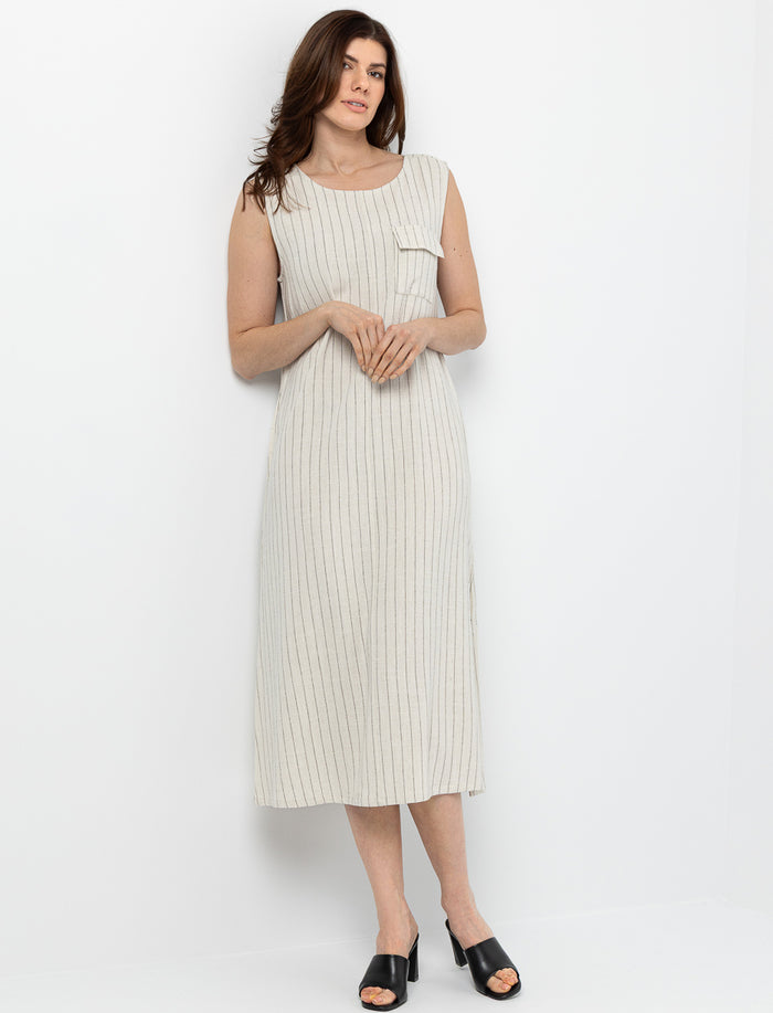 Robe longue en lin