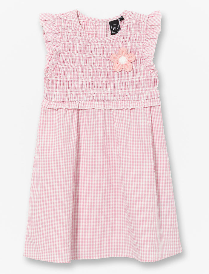 Robe sans manches à col rond - petite fille