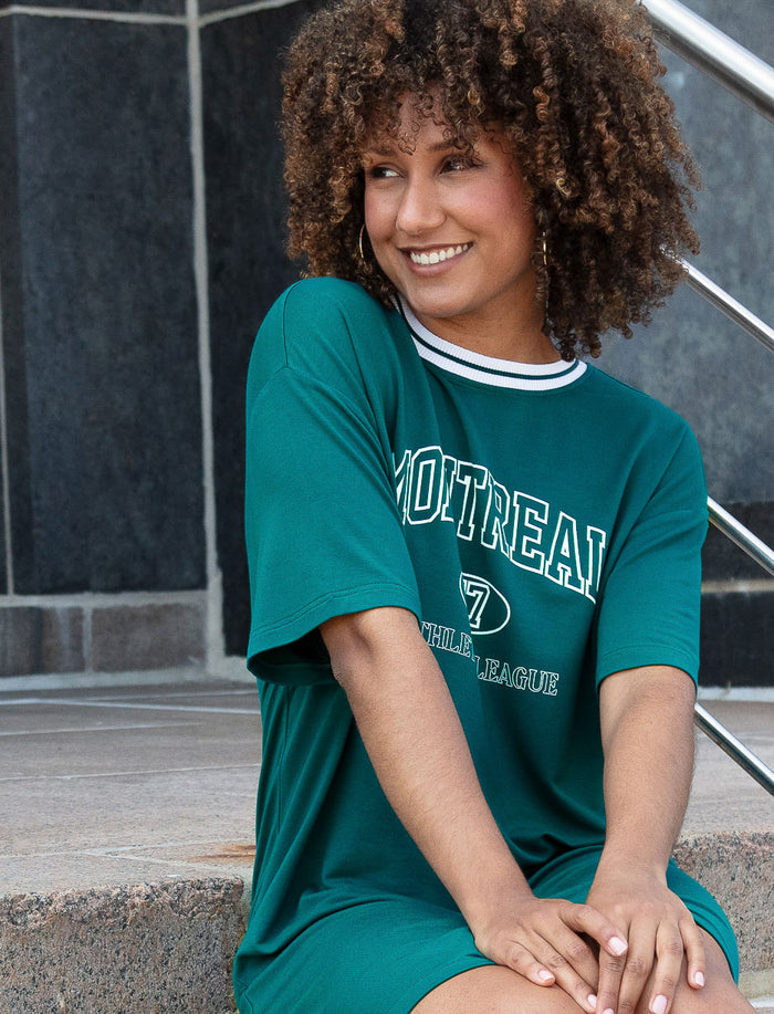 Robe t-shirt imprimée Montréal