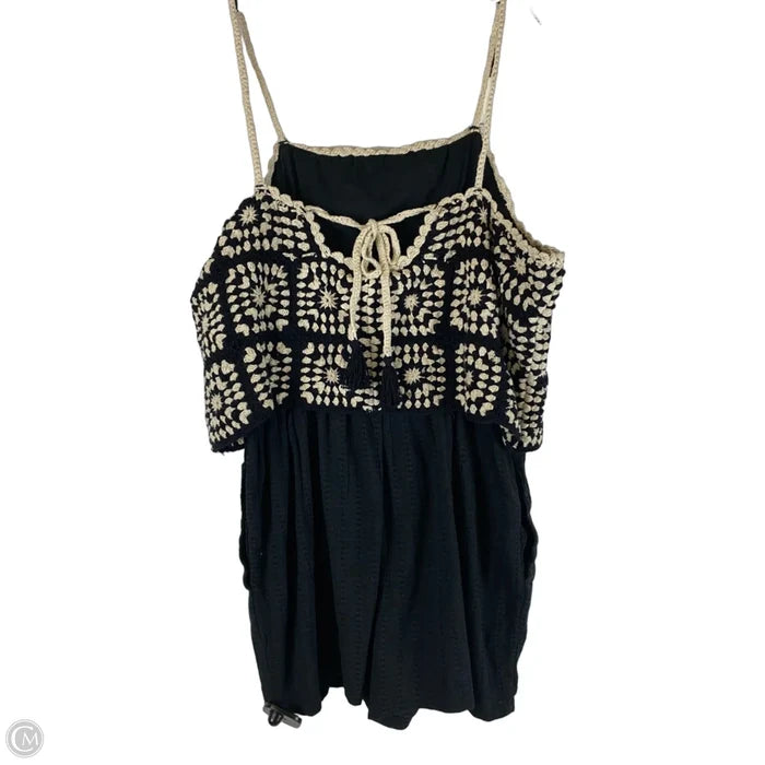 Romper By Lucky Brand In Black & Cream, Size: S