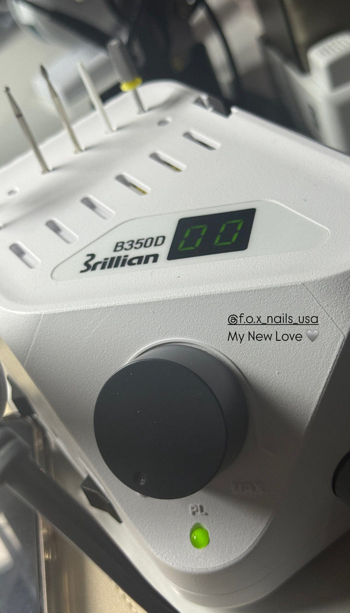 Open box (see description) Saeshin Brillian B350D + H350 White 35k RPM SET Drill machine Saeshin