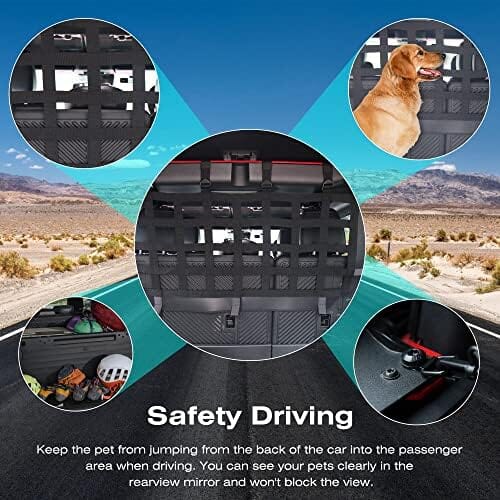 Safety Mesh Dog Barrier Travel Pet Clever