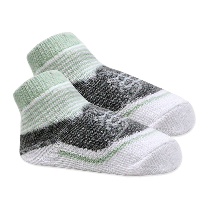 Sage Baby Crew Socks 3 Pairs (0–6 Months)