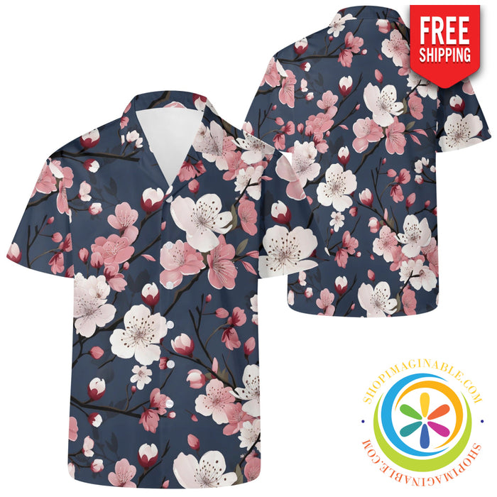 Sakura Hawaiian Casual Shirt 2Xs