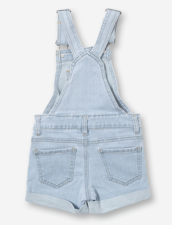 Salopette courte en denim