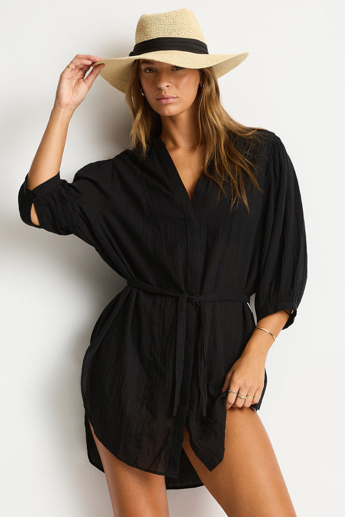 Salt Boho Shirt in  | Sea Level Australia