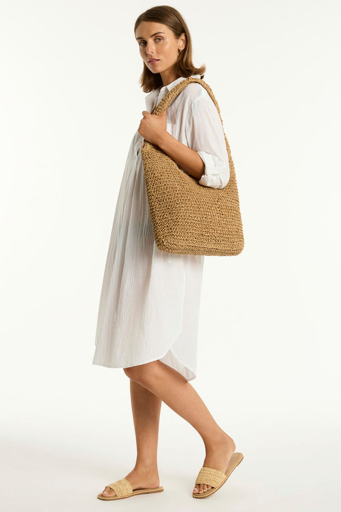 Crochet Slouch Beach Bag in  | Sea Level Australia