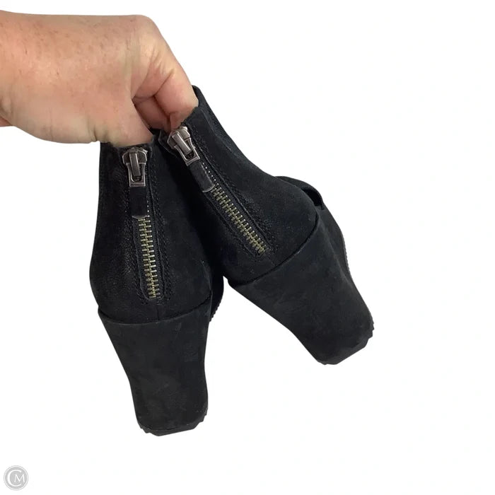 Sandals Heels Wedge By Eileen Fisher In Black, Size: 7.5
