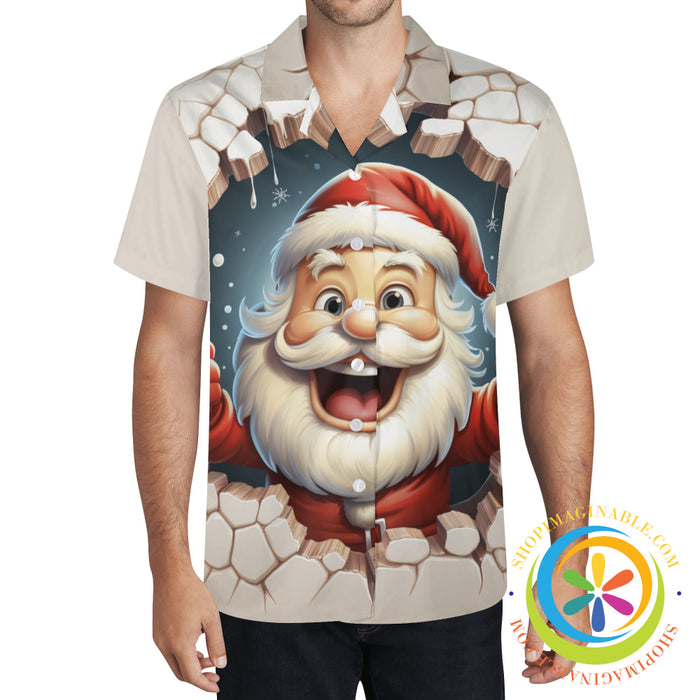 Santa All Day Christmas Hawaiian Casual Shirt-ShopImaginable.com