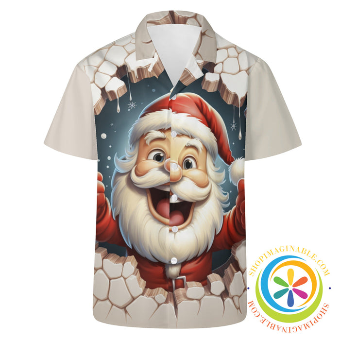 Santa All Day Christmas Hawaiian Casual Shirt-ShopImaginable.com