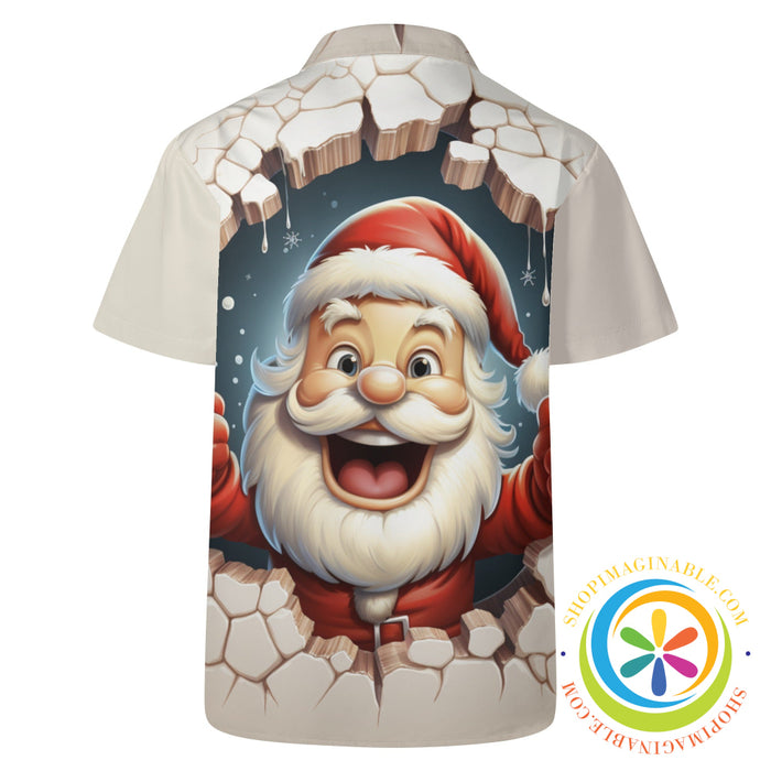 Santa All Day Christmas Hawaiian Casual Shirt-ShopImaginable.com