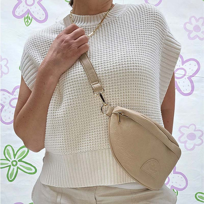 Hello Friday Scarlett Latte Sling Bag | Koop.co.nz