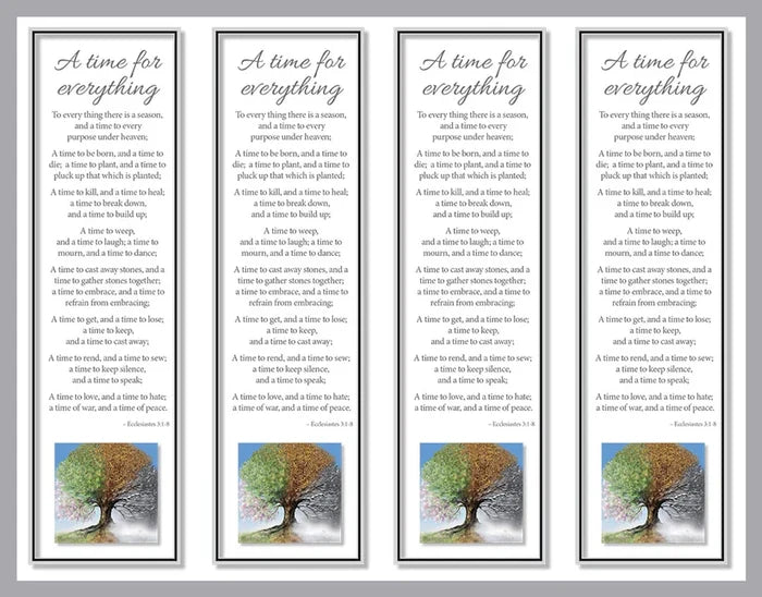 Seasons Bookmark - ST8604-BM
