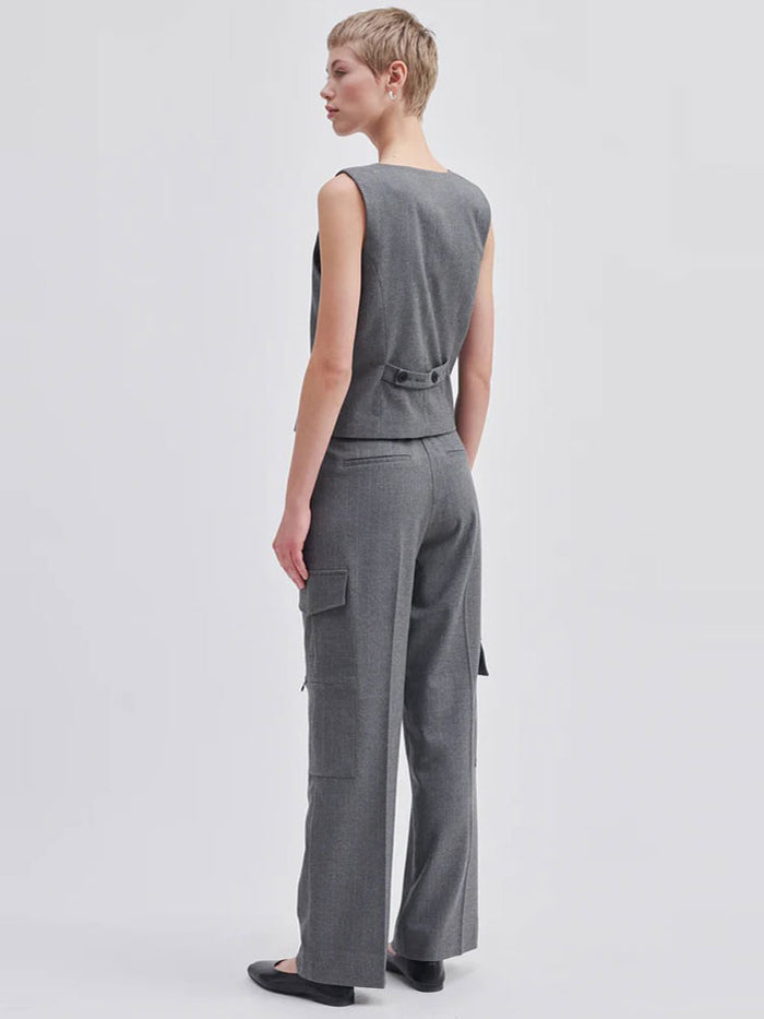 Second Female Holsye Waistcoat Grey Melange