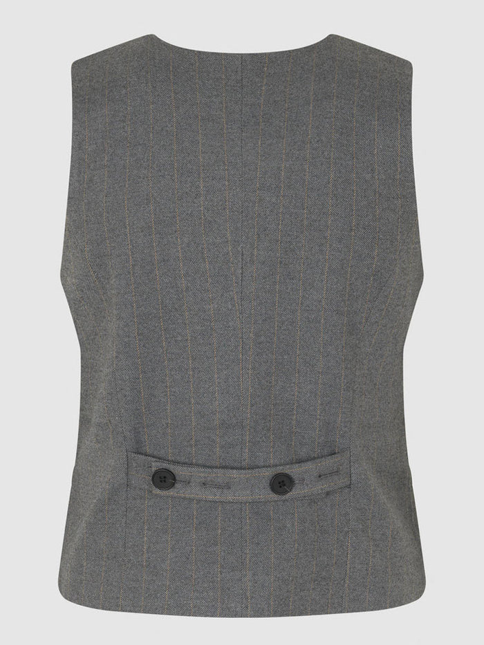 Second Female Holsye Waistcoat Grey Melange