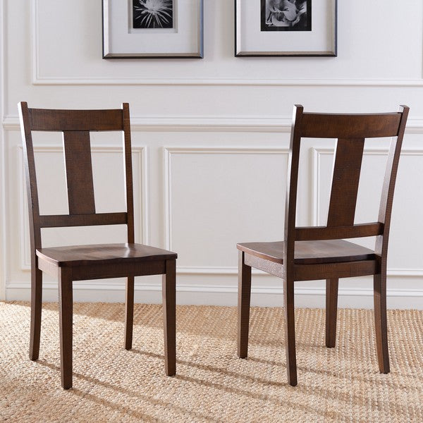 Sergio Splat Back Dining Chair in Rustic Cafe (Set of 2)