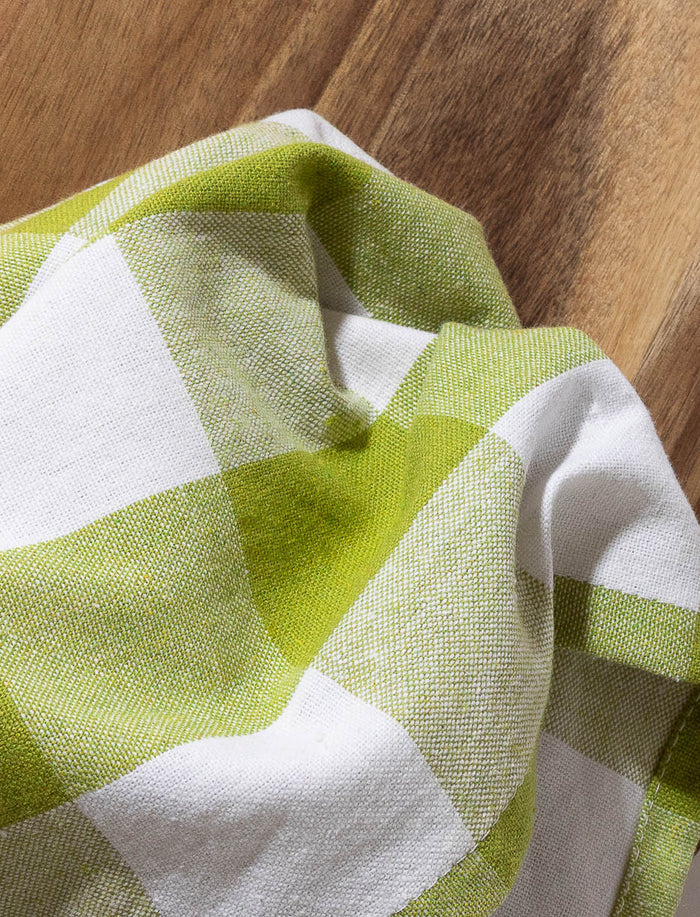 Serviette à vaiselle à carreaux