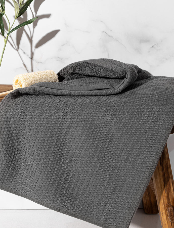 Serviette de bain gaufrée