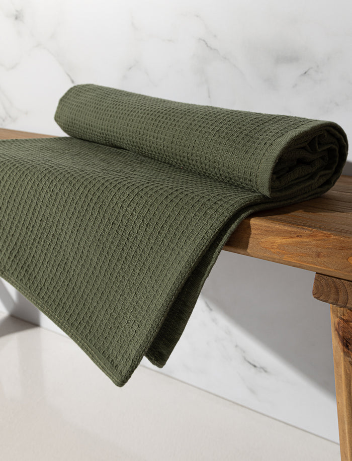 Serviette de bain gaufrée