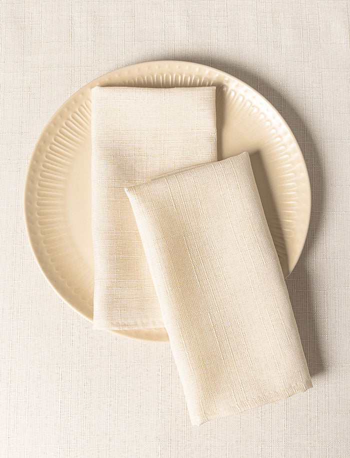 Serviettes de table en jacquard - paquet de 2